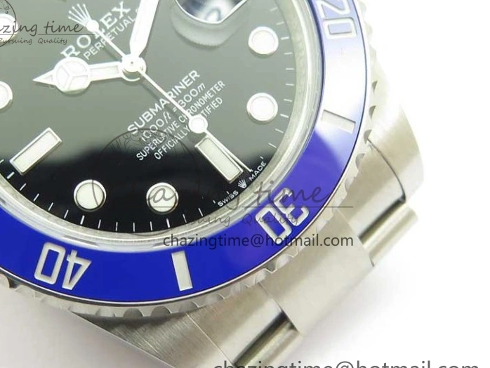 MiroTime 0211 Submariner 41mm 126619 LB BP Maker Black Dial on SS Bracelet A Tailored 2610